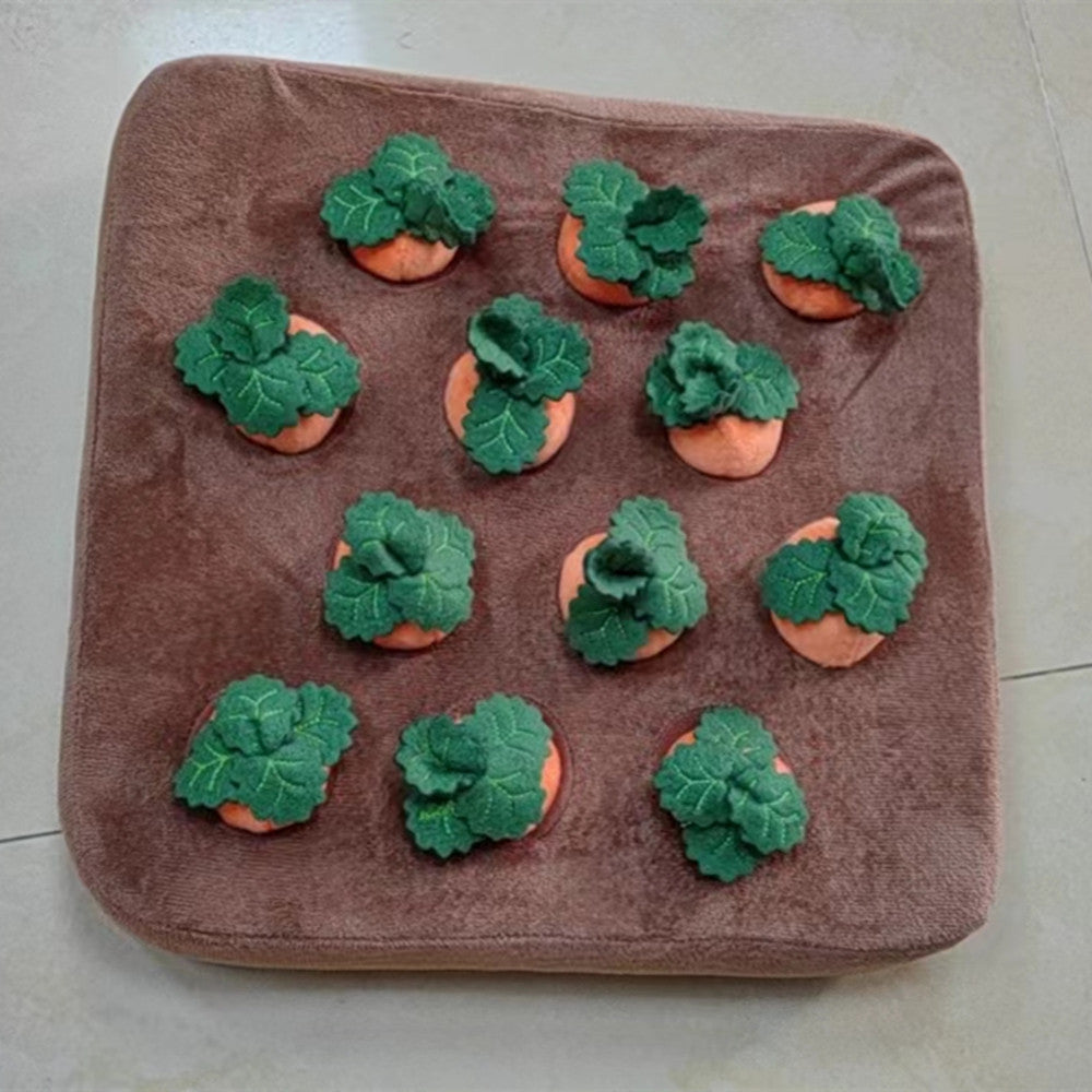 Pet Dog Toys Carrot Plush Toy Vegetable Chew Toy For Dogs Snuffle Mat For Dogs Cats Durable Chew Puppy Toy Dogs Accessories - Pawsentialshub