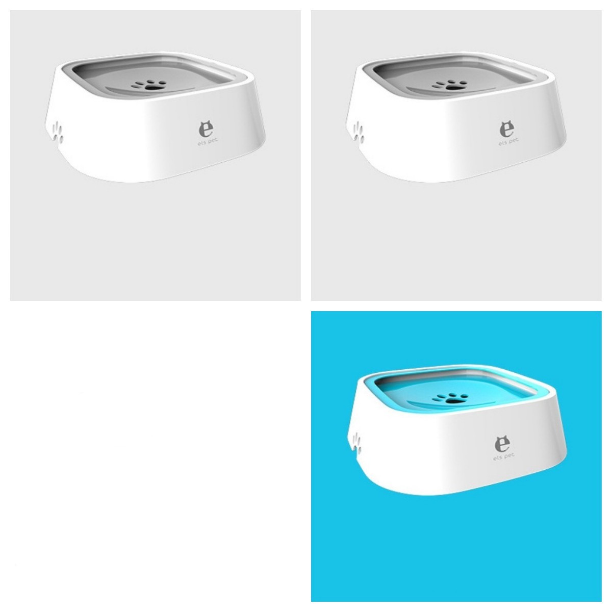 1.5L Cat Dog Water Bowl Carried Floating Bowl Anti-Overflow Slow Water Feeder Dispenser Pet Fountain ABS&PP Dog Supplies - Pawsentialshub