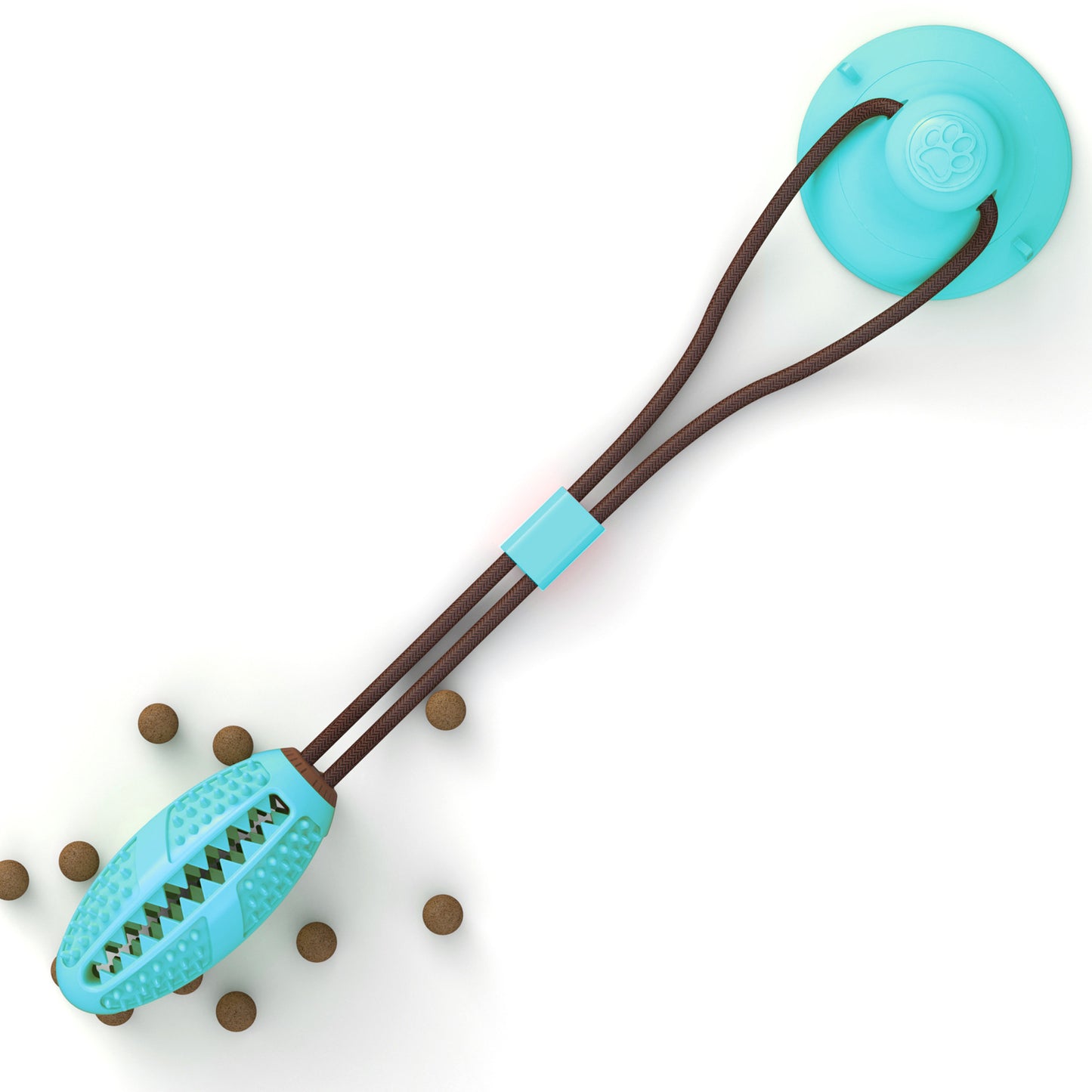 Dog Toys Silicon Suction Cup Tug Interactive Dog Ball Toy For Pet Chew Bite Tooth Cleaning Toothbrush Feeding Pet Supplies - Pawsentialshub