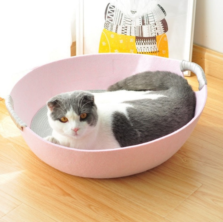 Pet Perch Cat Scratcher Bed House - Pawsentialshub