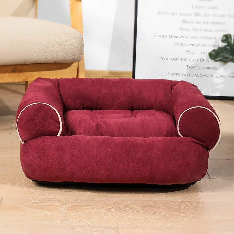 Dog Sofa Bed Sleeping Bag Kennel Cat Puppy Sofa Bed Pet House Winter Warm Beds Cushion - Pawsentialshub