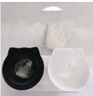 Cat Double Bowl Cat Food Bowl Protects Cervical Vertebra - Pawsentialshub