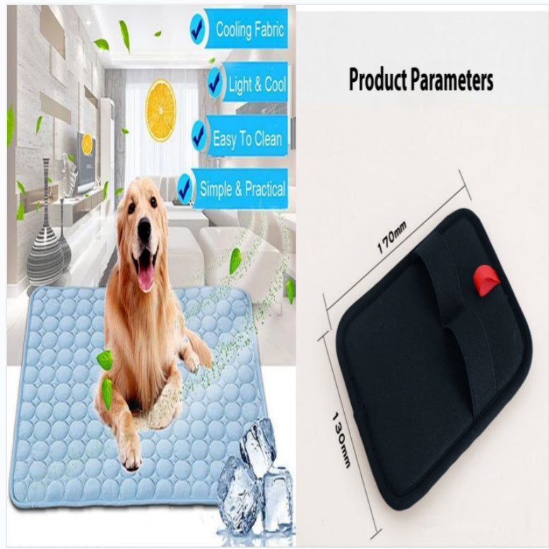 Pet Dog Cat Ice Silk Cold Nest Pad For Cooling In Summer - Pawsentialshub