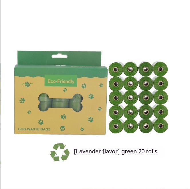 Pet Supplies Fragrance Degradable Pet Garbage Bag Pet Stool Bag Boxed With Dispenser - Pawsentialshub