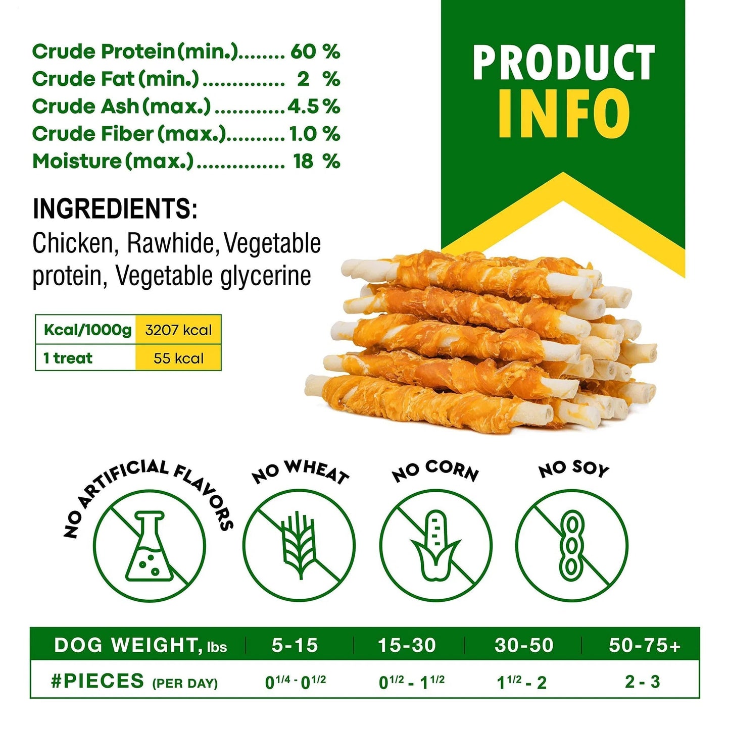 Dog Sticks Wrapped With Chicken & Pet Natural Chew Treats Grain Free Organic Meat & Human Grade Dried Snacks In Bulk For Training Small & Large Dogs Pawsentialshub