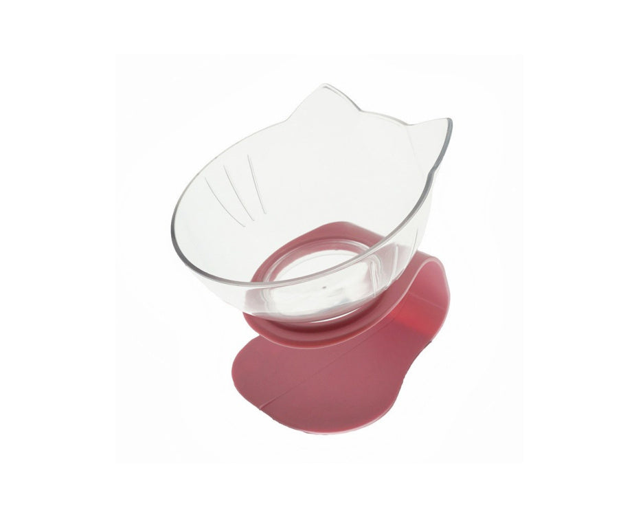 Cat Double Bowl Cat Food Bowl Protects Cervical Vertebra - Pawsentialshub