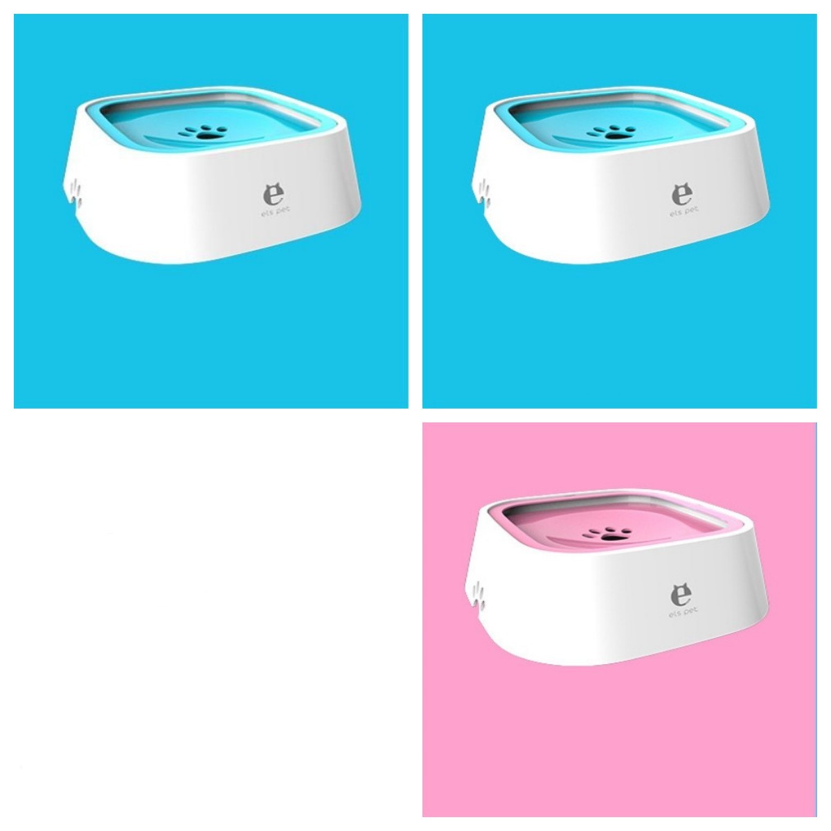 1.5L Cat Dog Water Bowl Carried Floating Bowl Anti-Overflow Slow Water Feeder Dispenser Pet Fountain ABS&PP Dog Supplies - Pawsentialshub