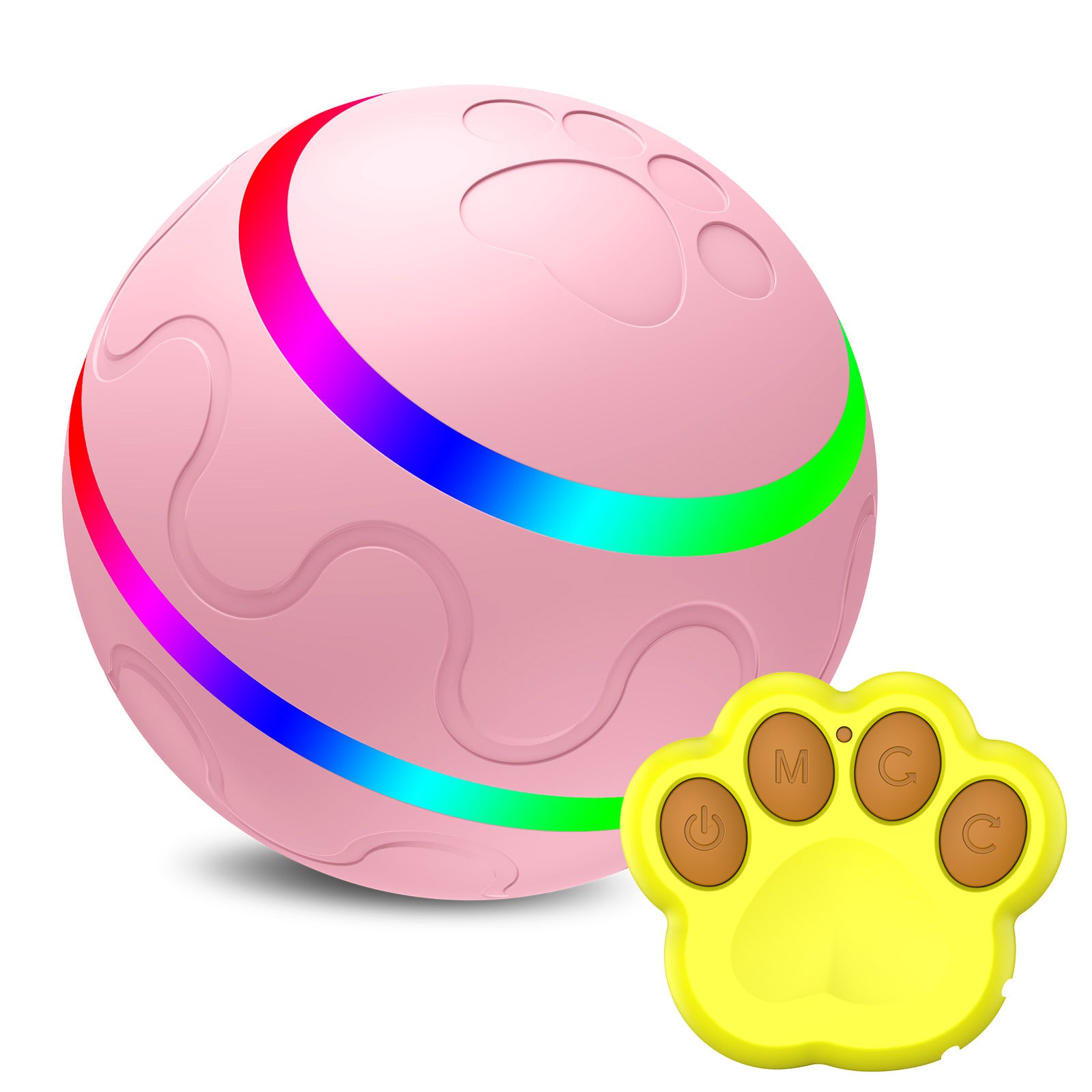 Pet New Cat Wicked Ball Toy Intelligent Ball USB Cat Toys Self Rotating Ball Automatic Rotation Ball - Pawsentialshub