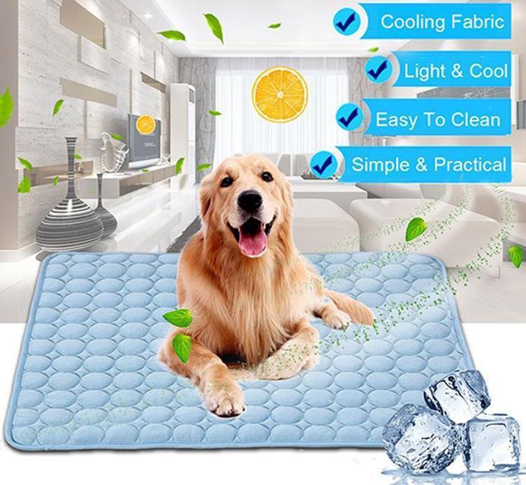 Pet Dog Cat Ice Silk Cold Nest Pad For Cooling In Summer - Pawsentialshub