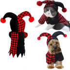 Halloween Funny Clown Pet Dog Cat Costume Pawsentialshub