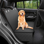 Dog Car Seat Cover View Mesh Pet Carrier Hammock Safety Protector Car Rear Back Seat Mat With Zipper And Pocket For Travel pawsianhub