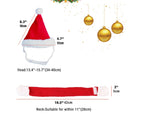 Pet supplies Christmas hat scarf set cat and dog small pet - Pawsentialshub