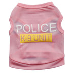 Spring And Summer Police Dog Pet Clothes Vest Pawsentialshub