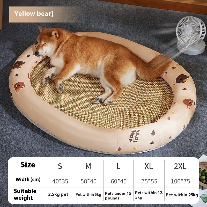 Pet Mat Cooling Pet Pad Oval Runway Nest - Pawsentialshub