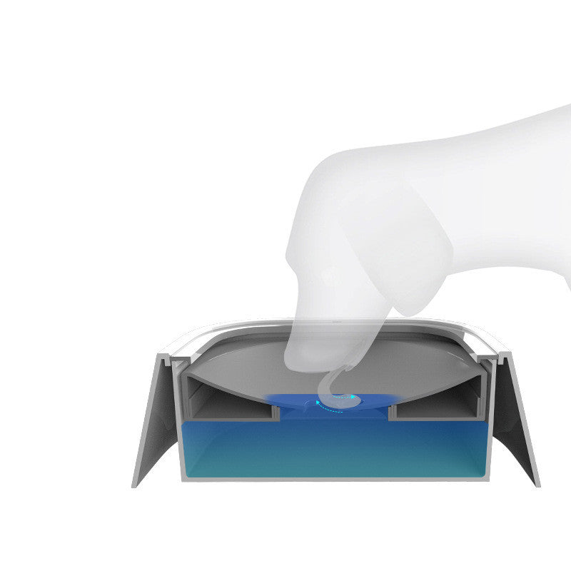 1.5L Cat Dog Water Bowl Carried Floating Bowl Anti-Overflow Slow Water Feeder Dispenser Pet Fountain ABS&PP Dog Supplies - Pawsentialshub