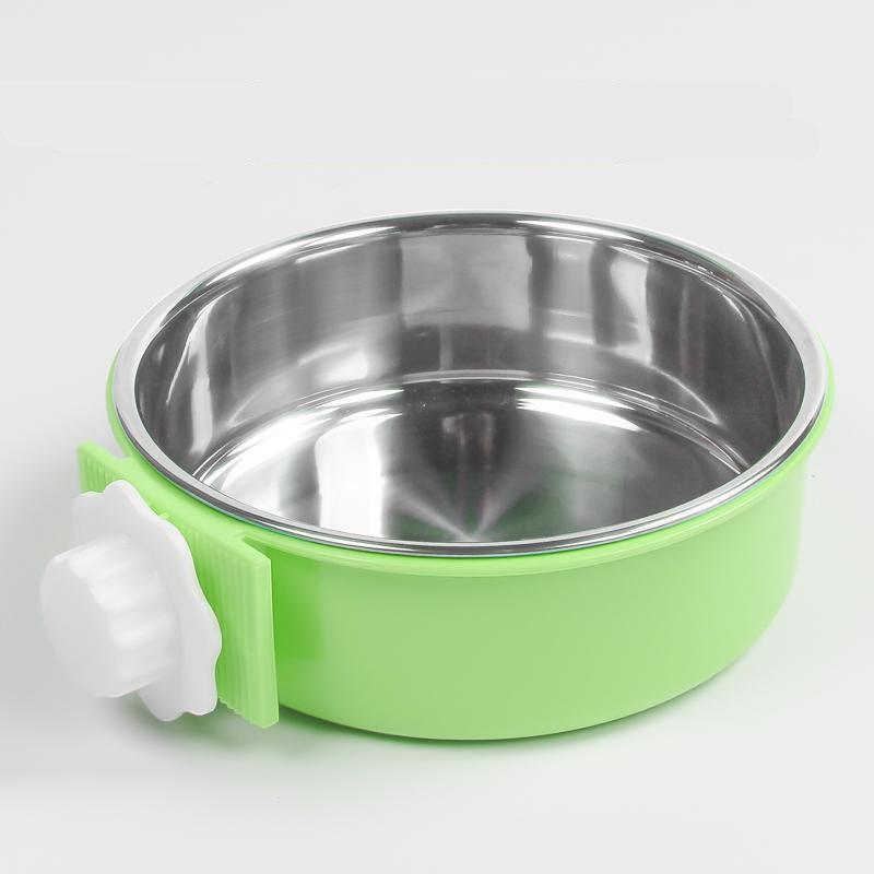 Hanging Stainless Steel Pet Bowl - The Perfect Solution For Mess-Free Feeding-1