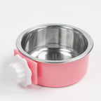 Hanging Stainless Steel Pet Bowl - The Perfect Solution For Mess-Free Feeding-3