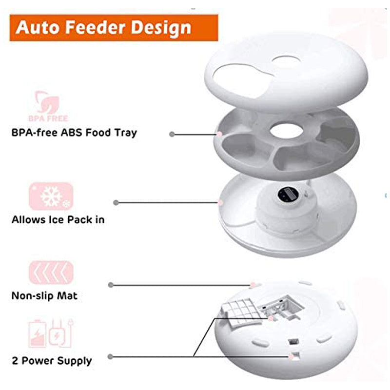 Automatic Feeder Pet Cats And Dogs Snacks Pawsentialshub