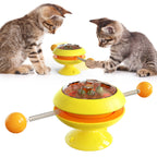 Rotatable Cat Toys Supplies With Catnip Interactive Training Toys For Cats Kitten Cat Accessories Pet Products - Pawsentialshub
