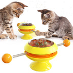Rotatable Cat Toys Supplies With Catnip Interactive Training Toys For Cats Kitten Cat Accessories Pet Products - Pawsentialshub