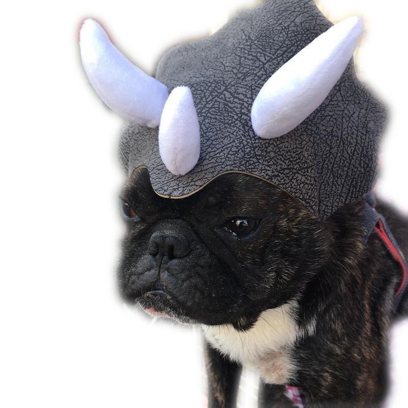 Pet Triceratops Dog Dinosaur Hat Pet Cat Dog Hat Pet Transformation Cap Pet Headgear Costume Pawsentialshub