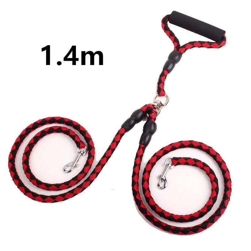 Ultimate Dual-Handle Dog Walking Leash - Premium Quality, Reflective Rope For Optimal Safety-4