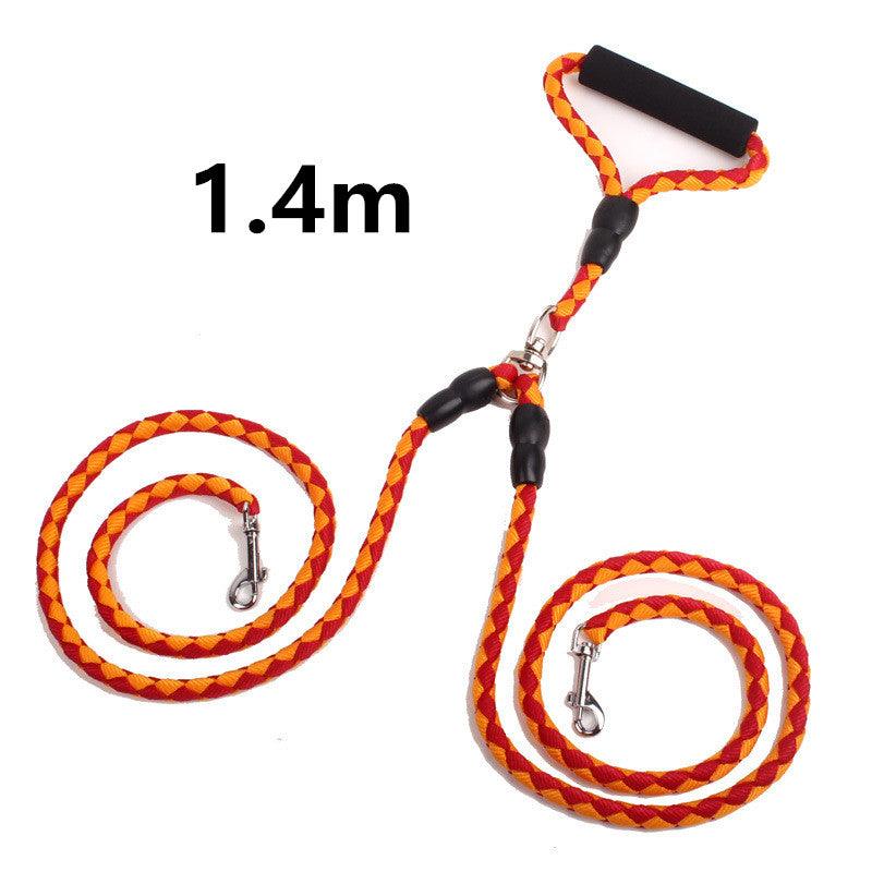Ultimate Dual-Handle Dog Walking Leash - Premium Quality, Reflective Rope For Optimal Safety-8