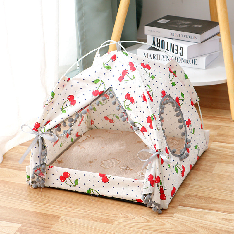 Cat Tent Cat Cat House Enclosed Pet Bed pawsianhub