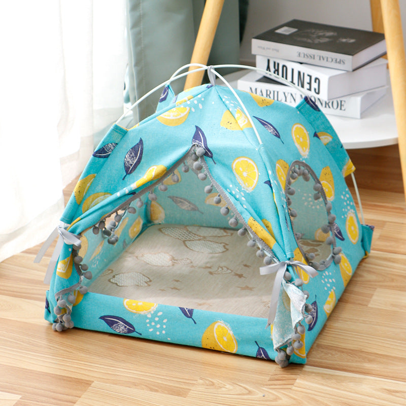 Cat Tent Cat Cat House Enclosed Pet Bed pawsianhub