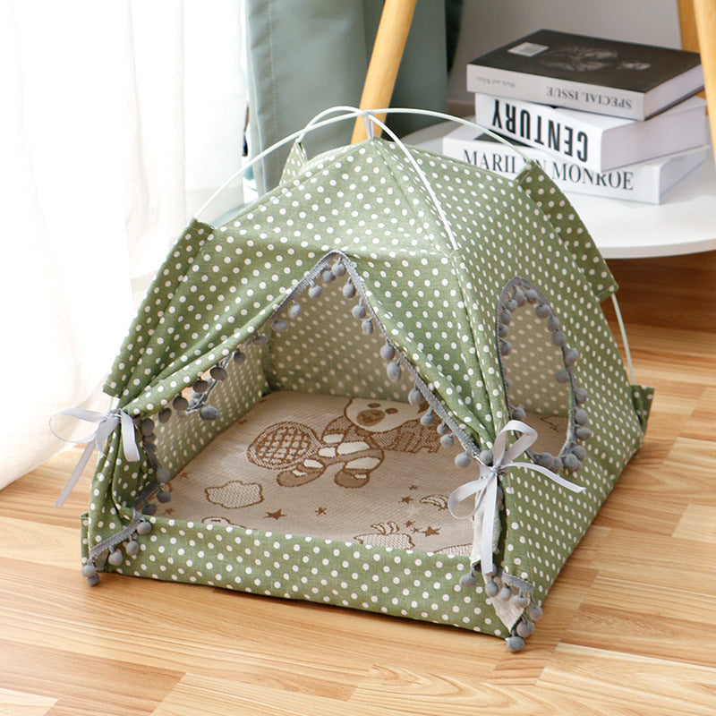 Cat Tent Cat Cat House Enclosed Pet Bed pawsianhub