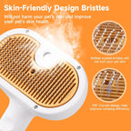 Universal Pet Steam Brush For Cats And Dogs 3-in-1 Spray Hair Removal Comb With Waterless Shampoo And Ear Towel,Tiktok, Amazon, Walmart Banned - Pawsentialshub