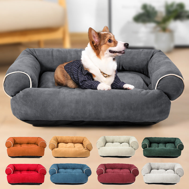 Dog Sofa Bed Sleeping Bag Kennel Cat Puppy Sofa Bed Pet House Winter Warm Beds Cushion - Pawsentialshub