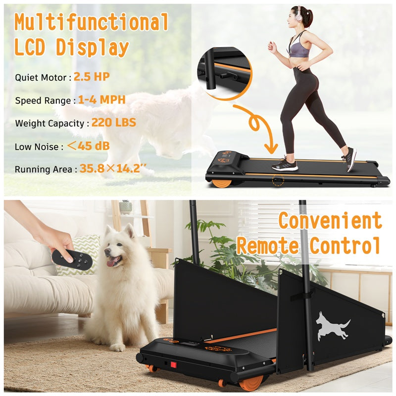 Dog Treadmill Small Dogs - Dog Treadmill For Medium Dogs - Dog Pacer Treadmill For Healthy & Fit Pets - Dog Treadmill Run Walk Pawsentialshub