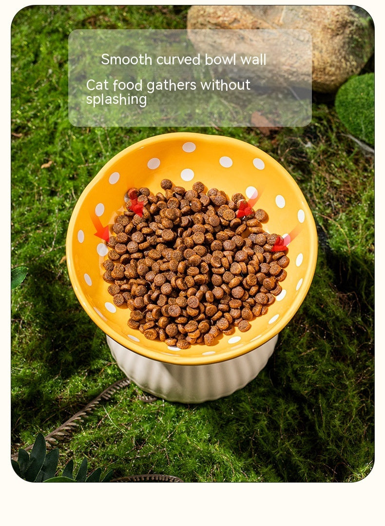 High Foot Protection Anti Roll Pet Products Cat Bowls - Pawsentialshub