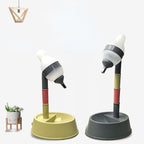 The New Dog Waterer Can Adjust The Height Of Pets And The Water And Feed All-in-one Cat Drinking Bowl Dog Supplies My Store
