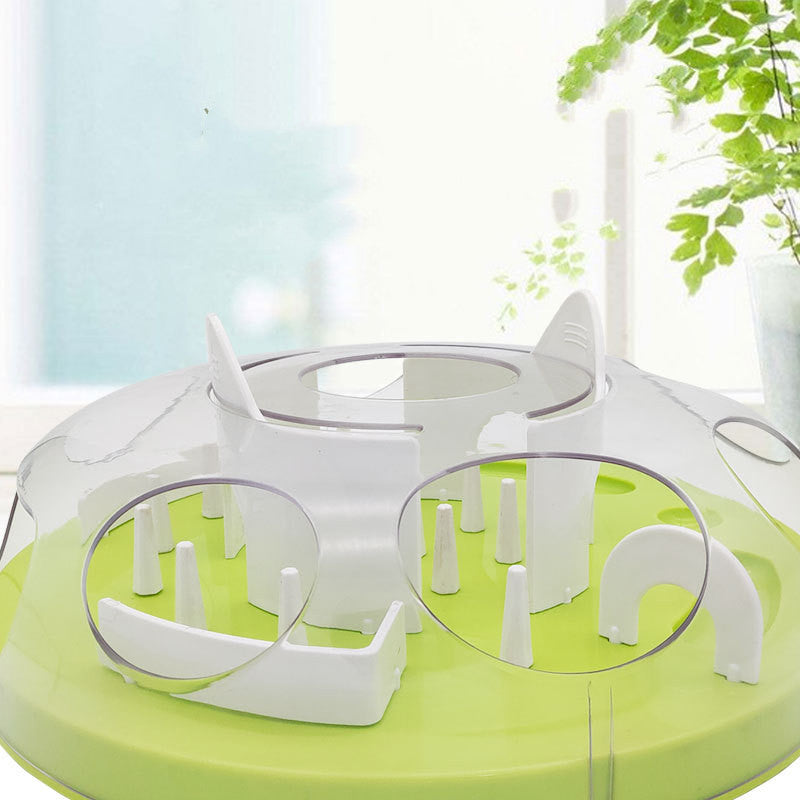 Pet Cat Toy Maze Slow Food Bowl - Pawsentialshub