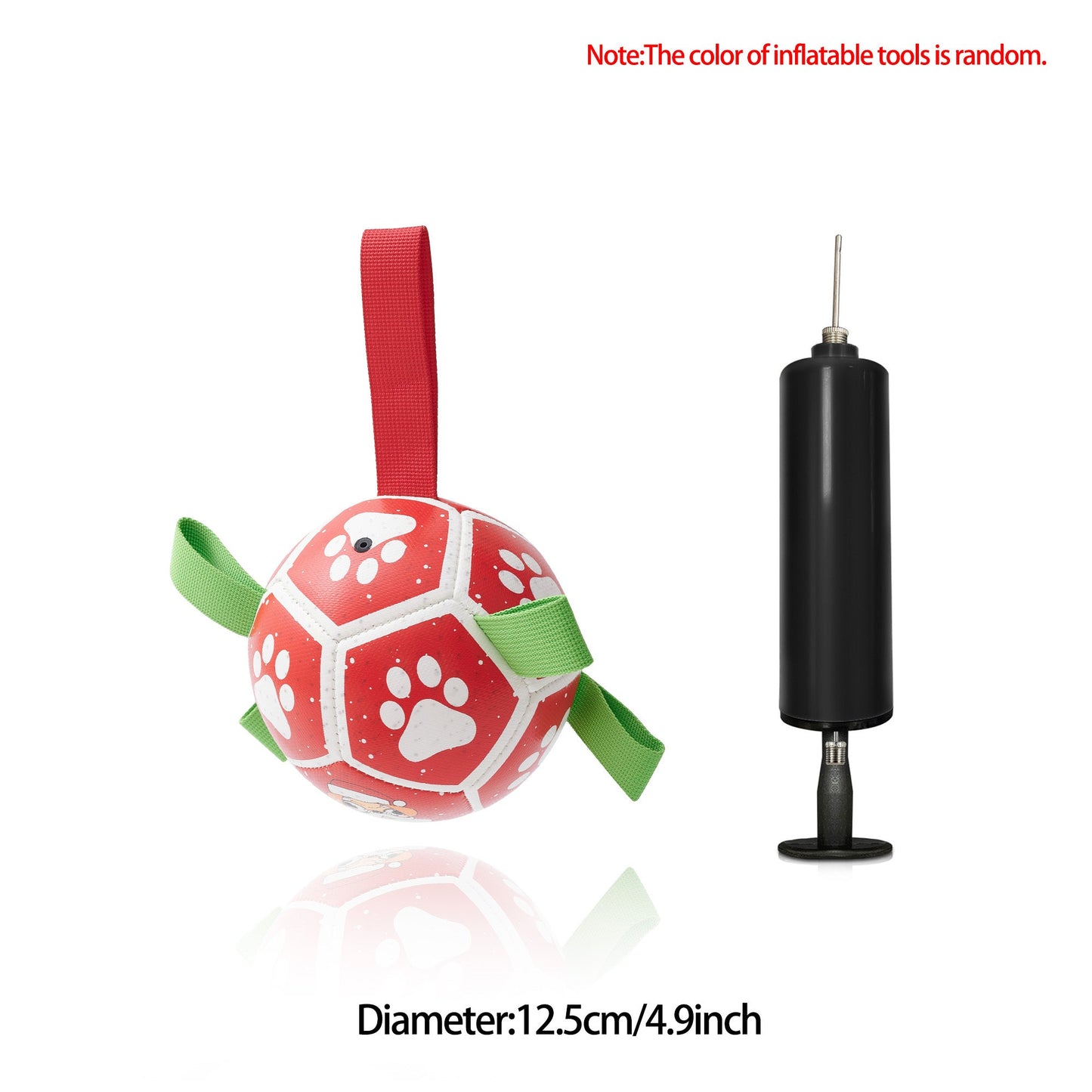 Interactive Dog Football Toy Soccer Ball Inflated Training Toy For Dogs Outdoor Border Collie Balls For Large Dogs Pet Supplies Pawsentianshub