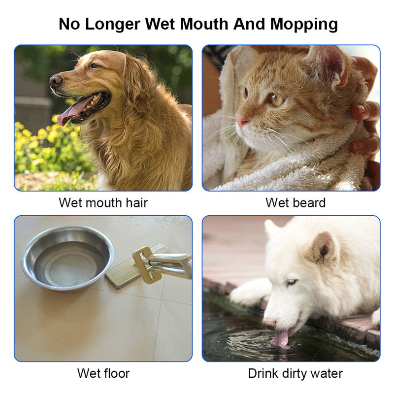 1.5L Cat Dog Water Bowl Carried Floating Bowl Anti-Overflow Slow Water Feeder Dispenser Pet Fountain ABS&PP Dog Supplies - Pawsentialshub
