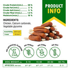 Dog Calcium Bones Wrapped Chicken & Rawhide Free Chew Treats Pet Healthy Dried Snacks Grain Free Organic Meat Chews For Training Small Large Dogs Pawsentialshub