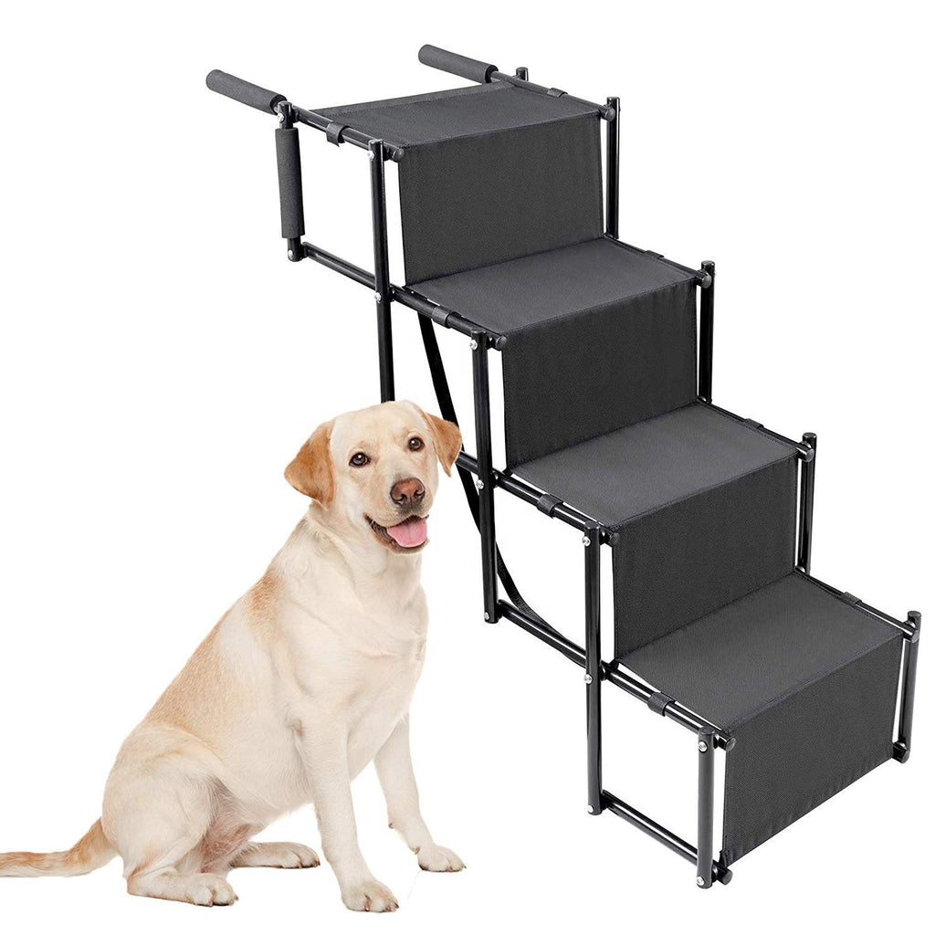 Pet Outdoor Products Car Folding Ladder Stair Steps - Pawsentialshub