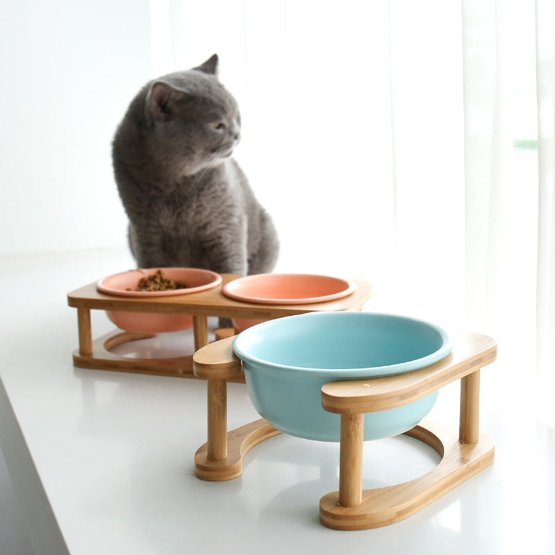 Ceramic cat bowl cat food bowl cat food - Pawsentialshub