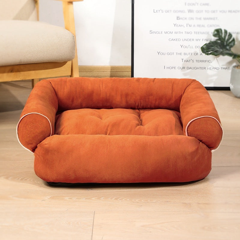 Dog Sofa Bed Sleeping Bag Kennel Cat Puppy Sofa Bed Pet House Winter Warm Beds Cushion - Pawsentialshub