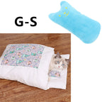 Cat Litter Winter Warm Cat Closed Removable And Washable Quilt Pawsentianshub