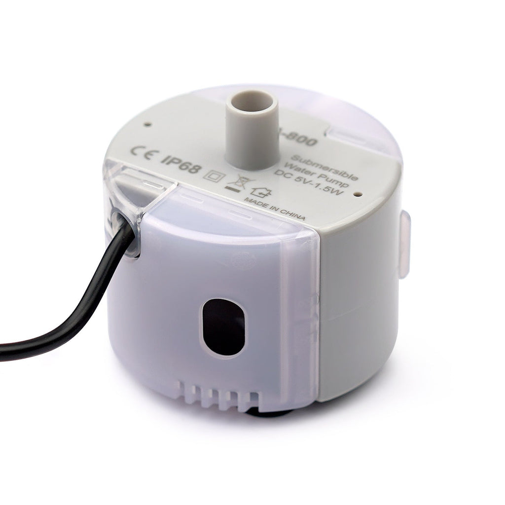 Cylindrical Stainless Steel Pet Water Dispenser Accessories My Store