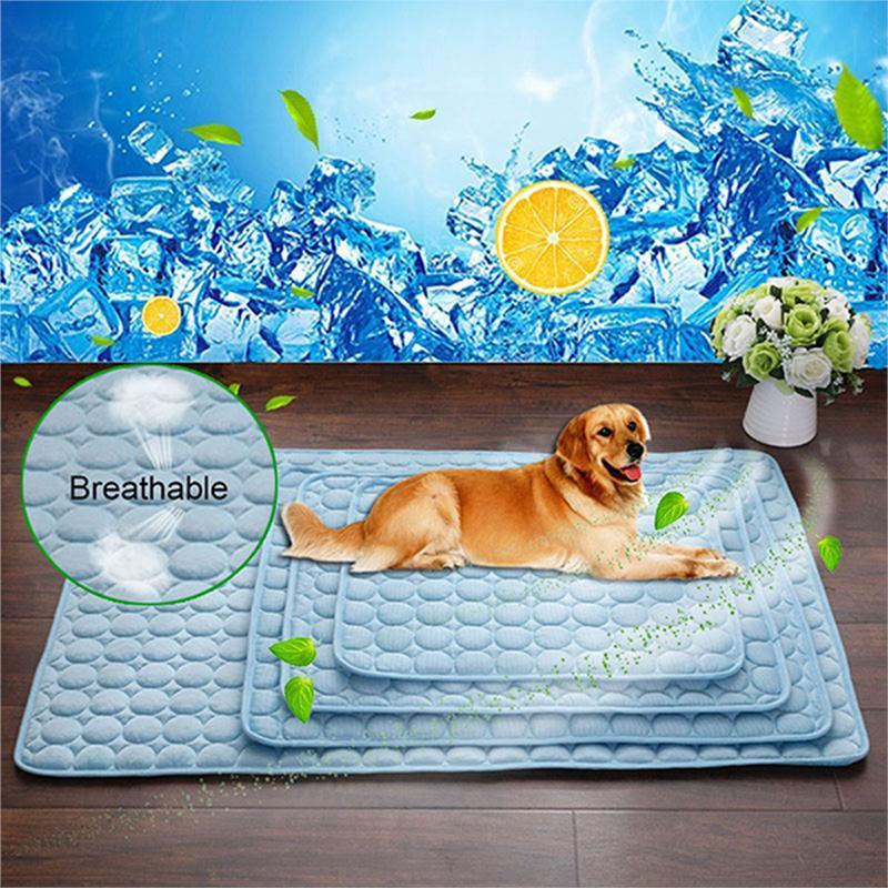 Pet Dog Cat Ice Silk Cold Nest Pad For Cooling In Summer - Pawsentialshub