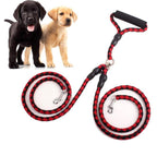 Ultimate Dual-Handle Dog Walking Leash - Premium Quality, Reflective Rope For Optimal Safety-0