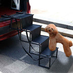 Pet Outdoor Products Car Folding Ladder Stair Steps - Pawsentialshub