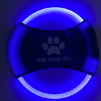 Dog Flying Discs Light Glowing LED LuminousTrainning Interactive Toys Game Flying Discs Dog Toy Pet Dog Accessories Pet Products - Pawsentialshub