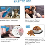 Pet Nail Grinder Electric Nail Polisher For Pet Dog Claw Trimmer Pet Nail Cutter Pet Trimmer Pet Clippers Pet Electric Grooming Toll Pet Nail Trimmer Pet Supplies - Pawsentialshub
