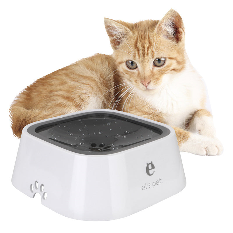 1.5L Cat Dog Water Bowl Carried Floating Bowl Anti-Overflow Slow Water Feeder Dispenser Pet Fountain ABS&PP Dog Supplies - Pawsentialshub
